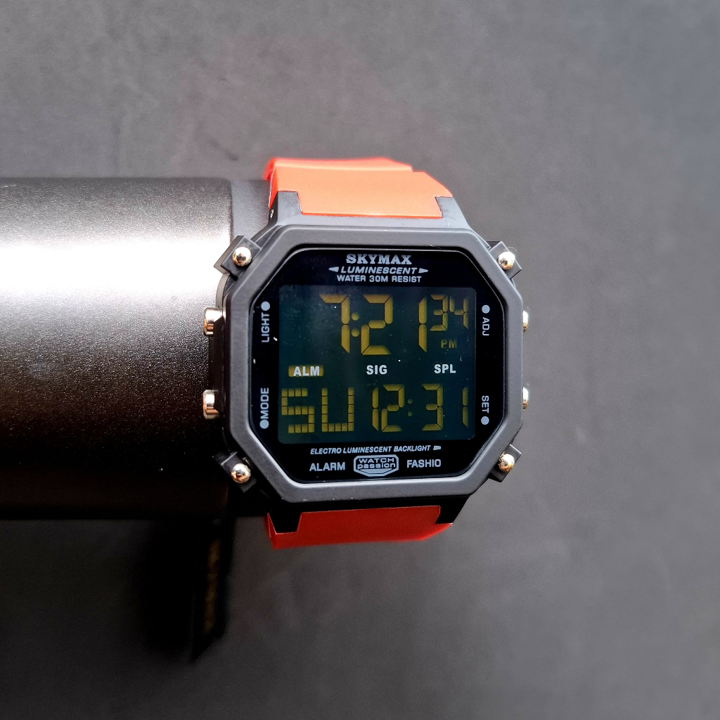 Jam Tangan Original SKYMAX SKY-3008G Digital Watch Anti Air Renang