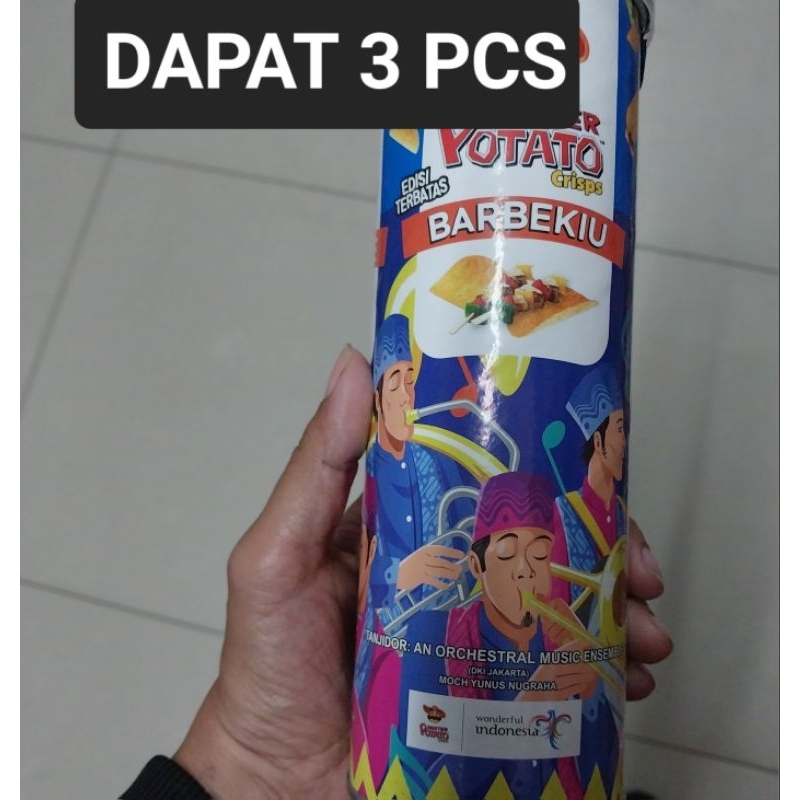 

MR POTATO CRISPS DAPAT 3 PCS 80 GRAM VARIAN RANDOM KERIPIK KENTANG