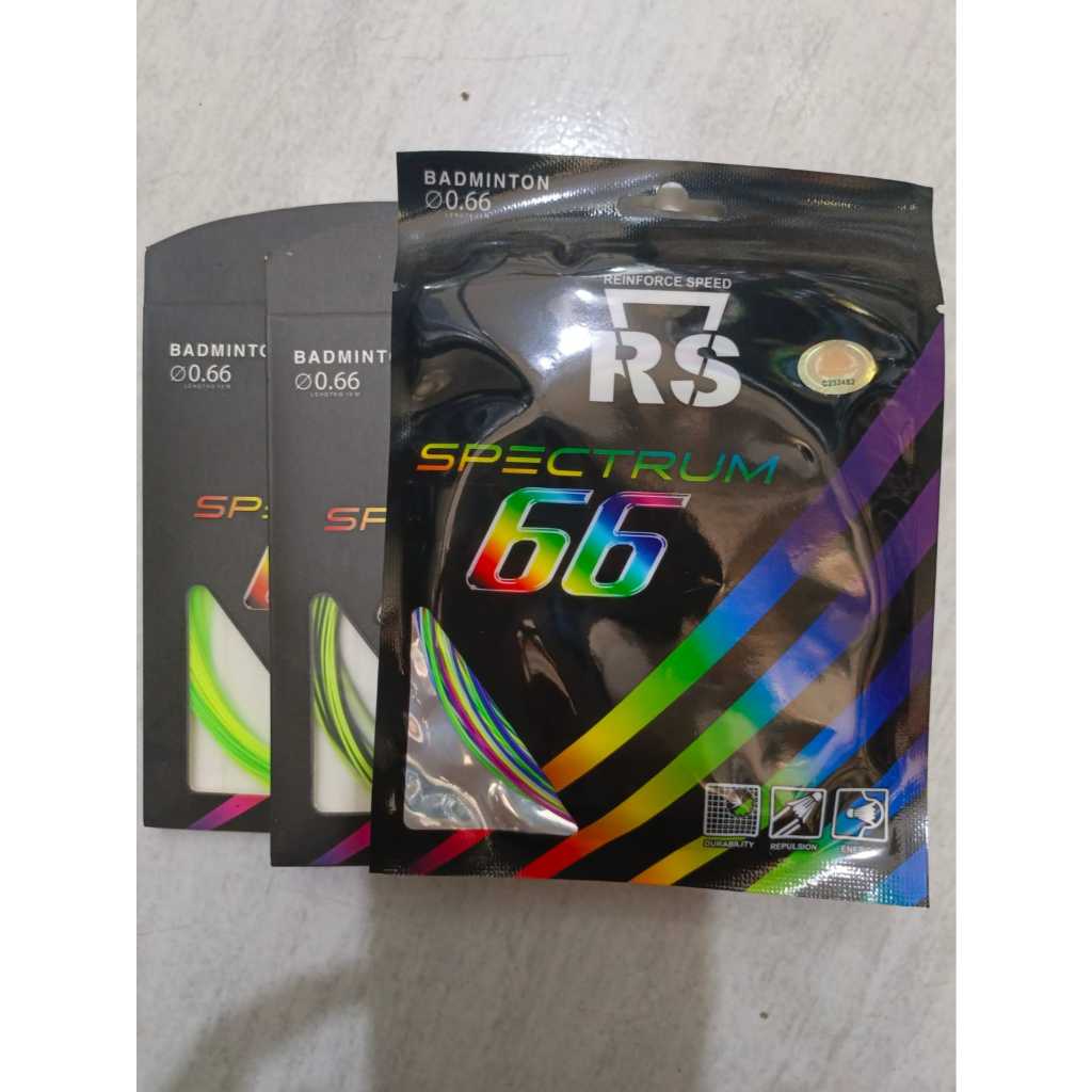 SENAR RS SPECTRUM 66 | SENAR RAKET RAINBOW | SENAR RAKET PELANGI | SENAR RAKET WARNA WARNI | SENAR R
