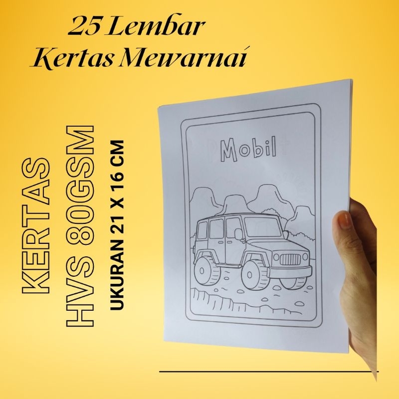 

25 Lembar Mewarnai