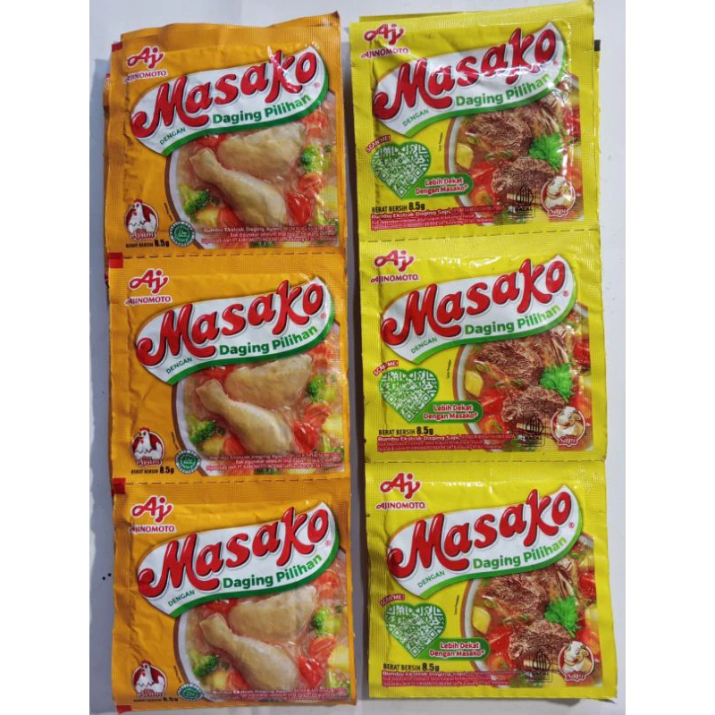 

PROMO !!! MASAKO RENCENG 12 SACHET, BUMBU PENYEDAP RASA - 9 gr