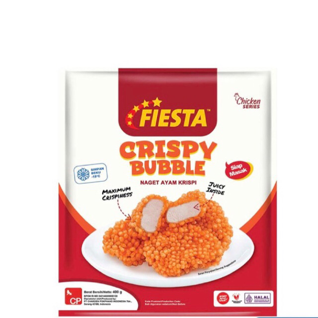 

Fiesta Crispy Bubble Chicken Nugget 400G