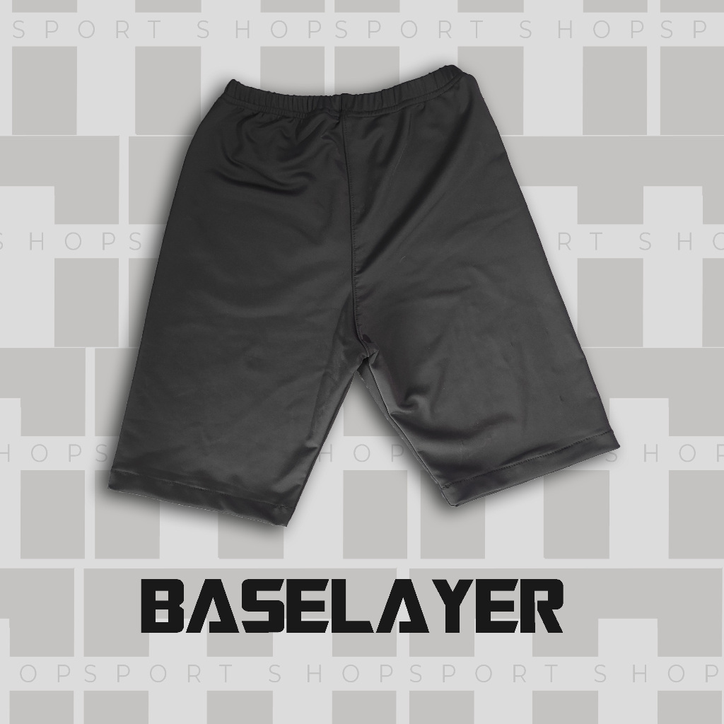 Legging pendek pria olahraga / celana pendek ketat bahan lycra // compression short leggings man spo