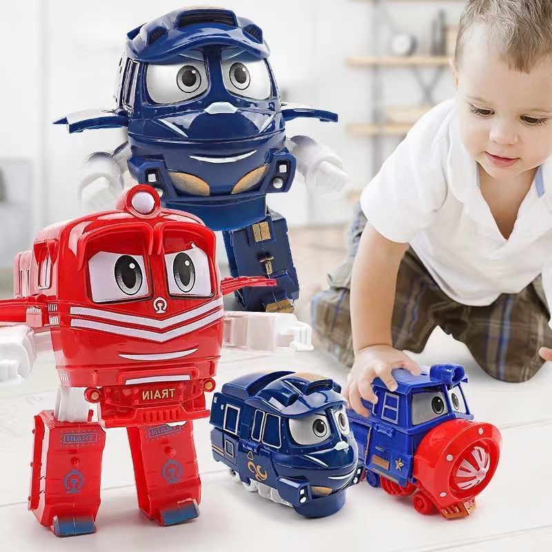 Action Figure Super wings Robot Trains Model ALF KAY Tinggi 18CM