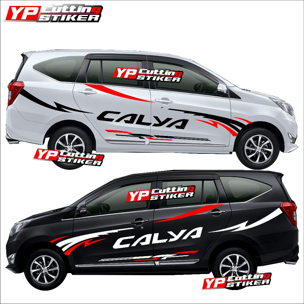 Sticker mobil calya sticker list mobil calya stripping stiker mobil calya