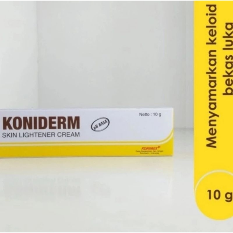 KONIDERM SKIN LIGHTENER CREAM 10 gram BEKAS LUKA / KELOID / SCAR