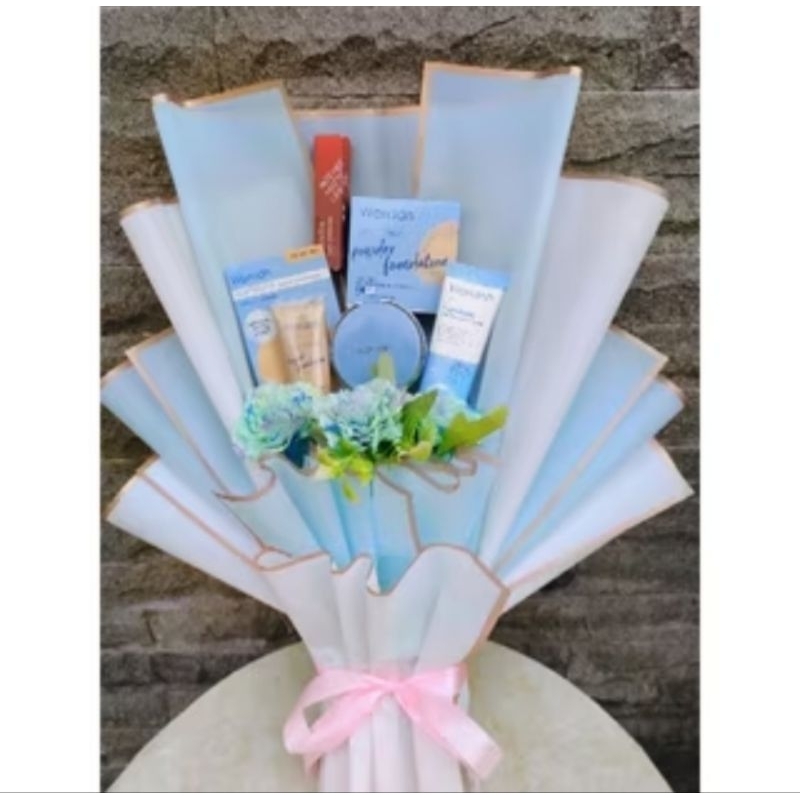 BUKET KADO ULANG TAHUN/BUKET KADO WISUDA/BOUQUET KADO ANIVERSARY/BUKET BUNGA WISUDA/BUKET MAKE UP WA