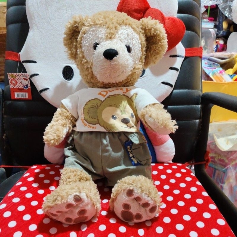 boneka teddy duffy kostum celana dan baju ori