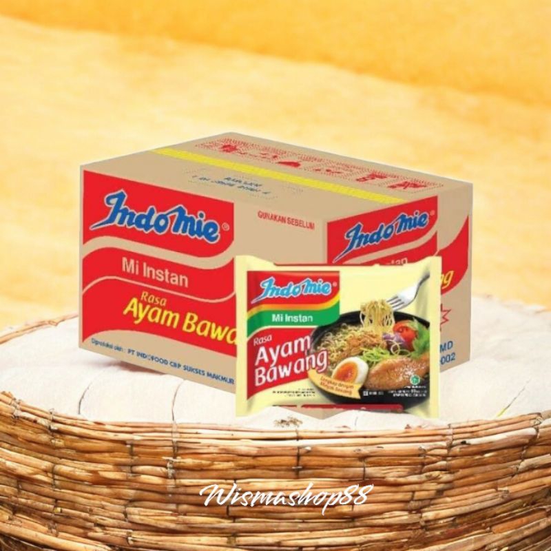 

INDOMIE RASA AYAM BAWANG 69 GRAM 1 DUS ISI 40 BUNGKUS / MIE INSTAN