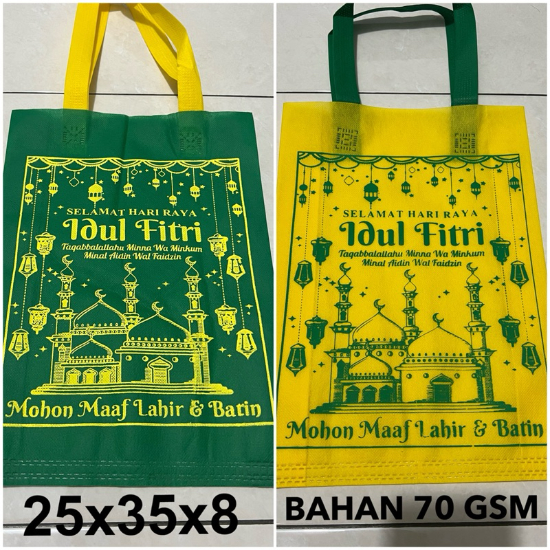 

( 1PCS ) TAS LEBARAN TAS IDUL FITRI 25x35x8/30x40x8/38x45x10 HLS TAS GOODIE BAG IDUL FITRI TERMURAH TAS LEBARAN IDUL FITRI 2024 BAHAN TEBAL 70 GSM Tas idul fitri tas lebaran