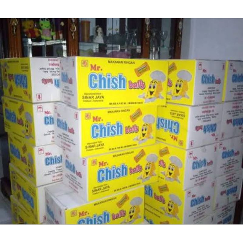 

10 pcs ciki hadiah mr chish balls kemasan 12gr