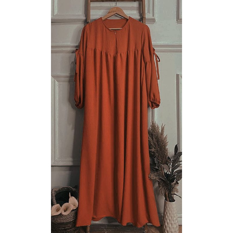 Ai's Fashion - Irina Dress | Gamis bumil | Gamis mayung | dress muslimah | dress bumil | gamis simpl