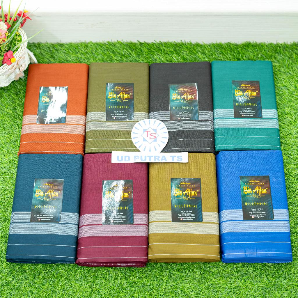 Sarung Bin Affan Polos Warna - UD Putra TS Grosir