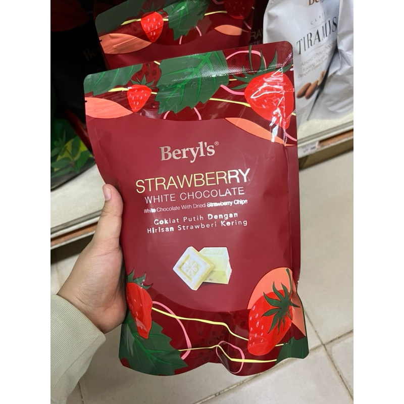 

Beryl's Strawberry White Chocolate Goklat Putih Kering Hirsan