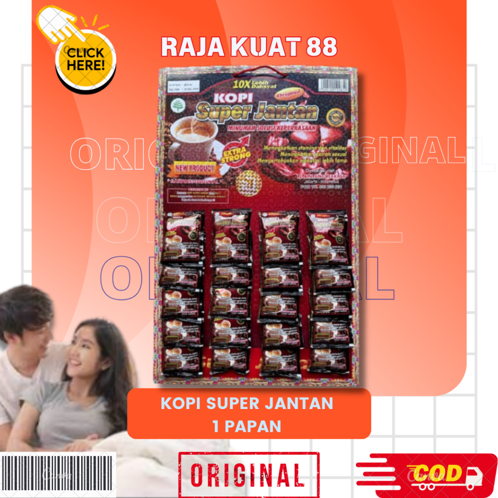 KOPI SUPER JANTAN ORIGINAL ASLI ISI 20 SASET