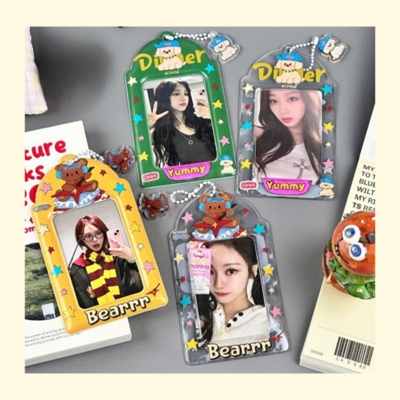 [READY] Photocard Holder Bear Puppy | Cahol PVC Beruang