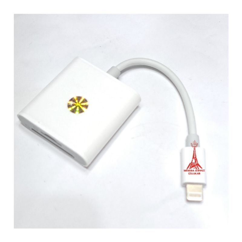 2 in 1 SD+TF Card Reader Iphone to SD Card