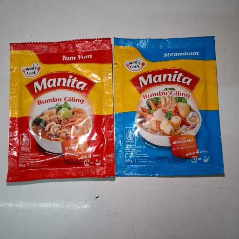 

Manita Bumbu Giling Tom Yum dan Steamboat 50gram