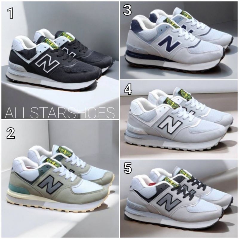 Sepatu Kasual NB 575 Stone Island Sneakers Fashion