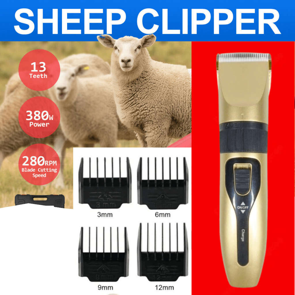 PUSAT BaoRun Alat Cukur domba garut elektrik Bulu Hewan / mesin cukur kambing domba anjing kucing