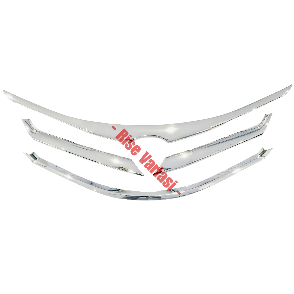Hood Molding Paket Garnish List Atas Tengah Bawah Grill Depan All New Avanza Xenia 2012 2014 2015