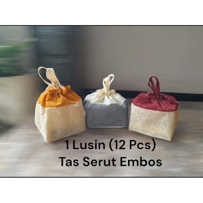 Tas Box Nasi / Kue / Tas Hajatan Embos Serut