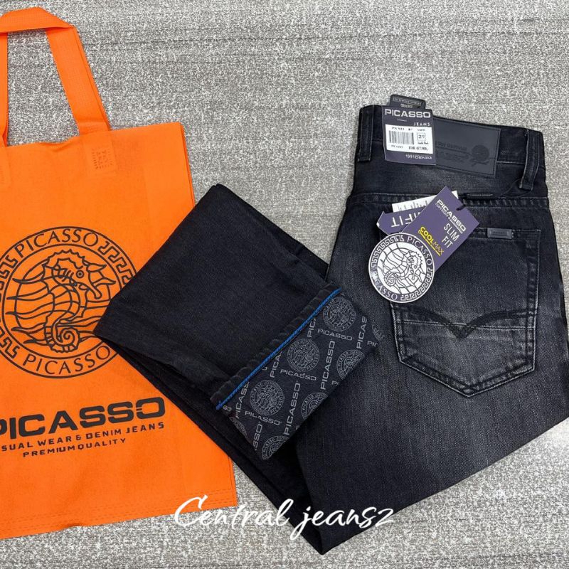 Celana Jeans PICASSO panjang Original pria Non stretch/Karet