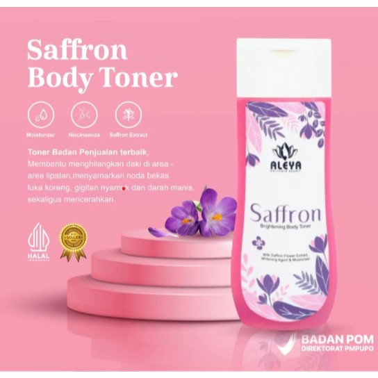 ALEYA SAFFRON BRIGHTENING SAFFRON  WHITENING BODY TONER