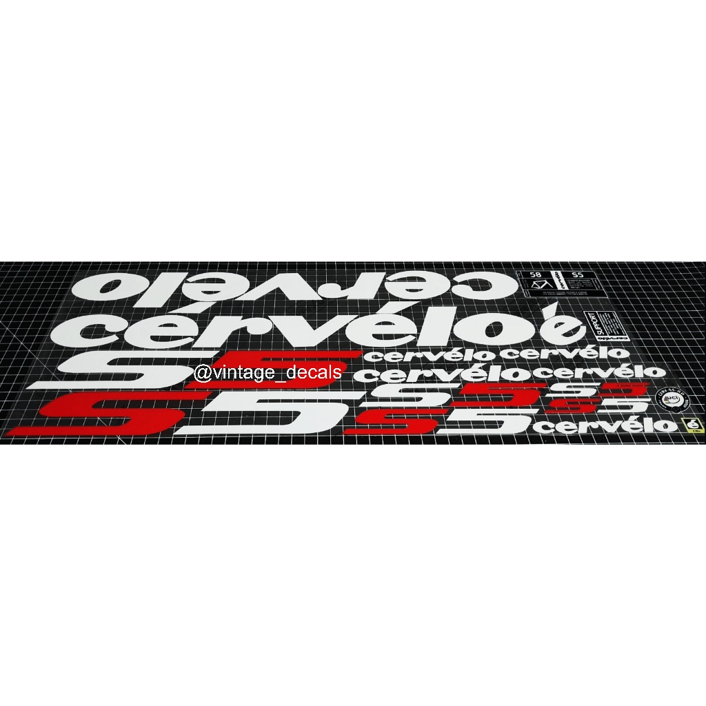 decals replacement Cervelo S5