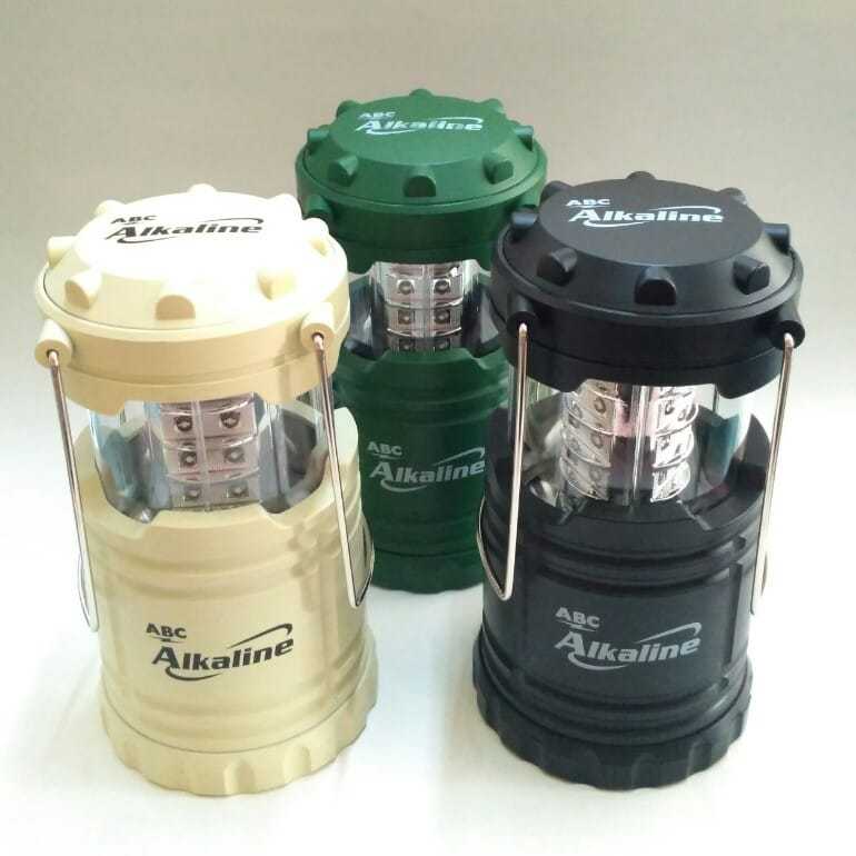 ABC Alkaline Lampu LED 100% - Emergency Lamp - Baterai AA - WNN Shop Promo