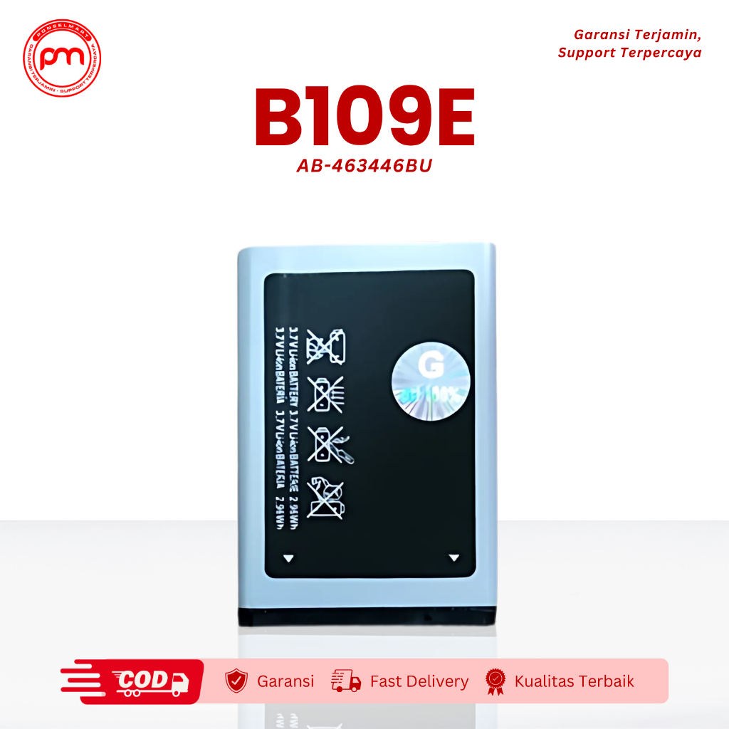 Battery Samsung B109E B310E C140 C3010 C3011 C3303 C3520 E1080 E1150 E1182 E1195 E1200 E1205 E1272 E