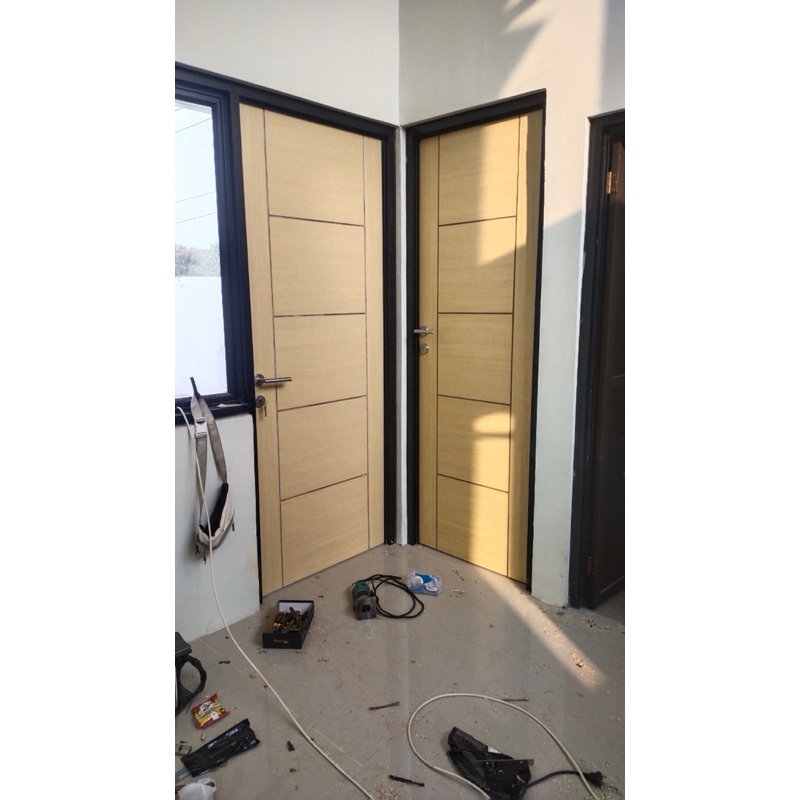 Daun pintu lapis HPL / Pintu minimalisl lapis HPL