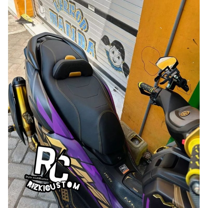 Kulit Jok Nmax Cover Kulit Jok Nmax Custom Modifikasi Model Eropa Nmax New Nmax Old All New Nmax Nma