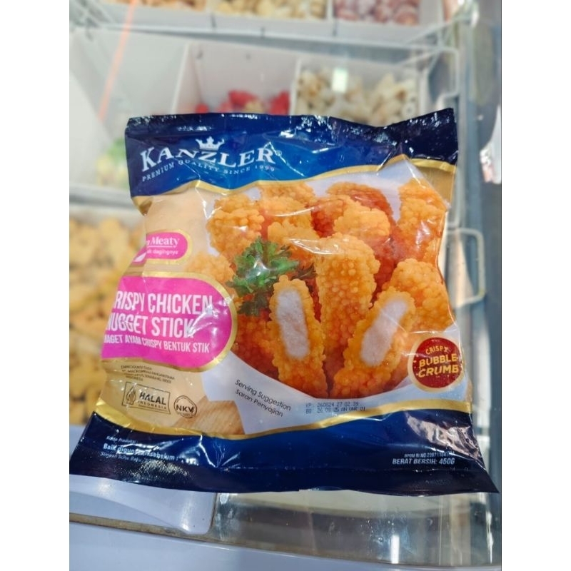 

Kanzler Rispy Chicken Nugget Stik 450gr( hanya Jawabarat)
