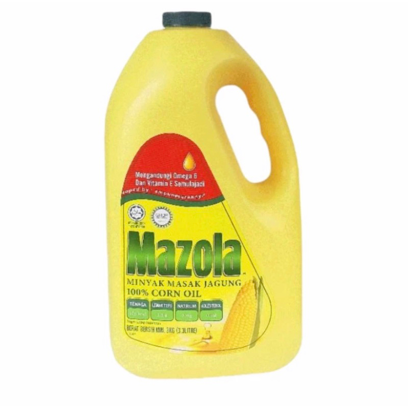 

minyak jagung mazola 100% corn oil 3,3 liter