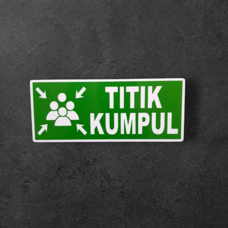 

Akrilik sign papan nama TITIK KUMPUL