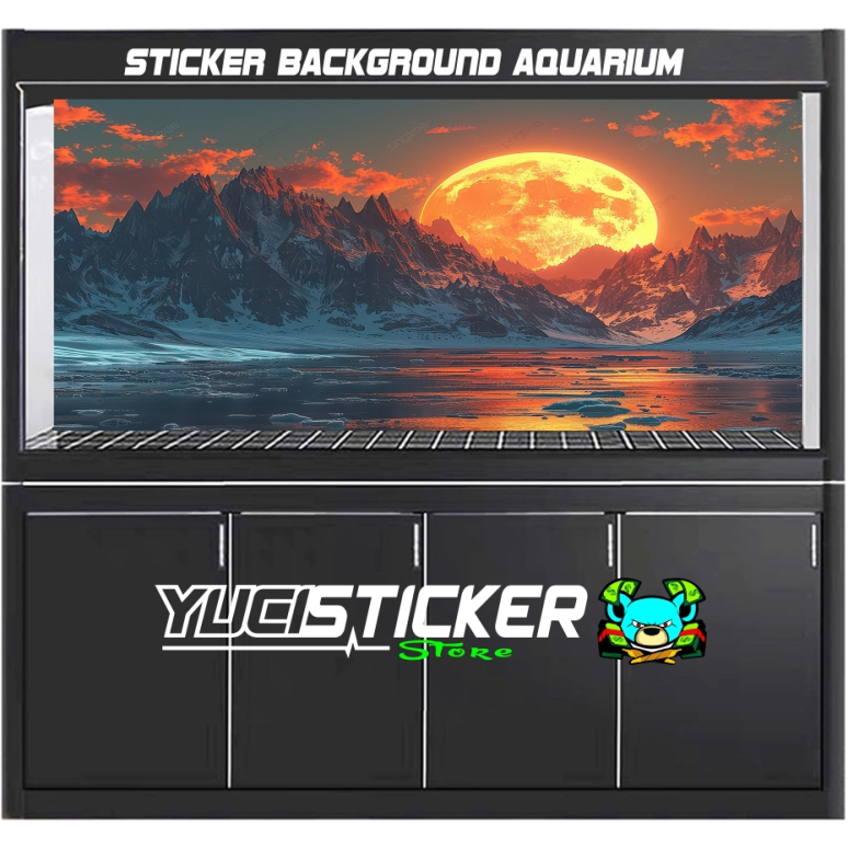 STICKER BACKGROUND AQUARIUM/STICKER ALAS BACKGROUND AQUARIUM