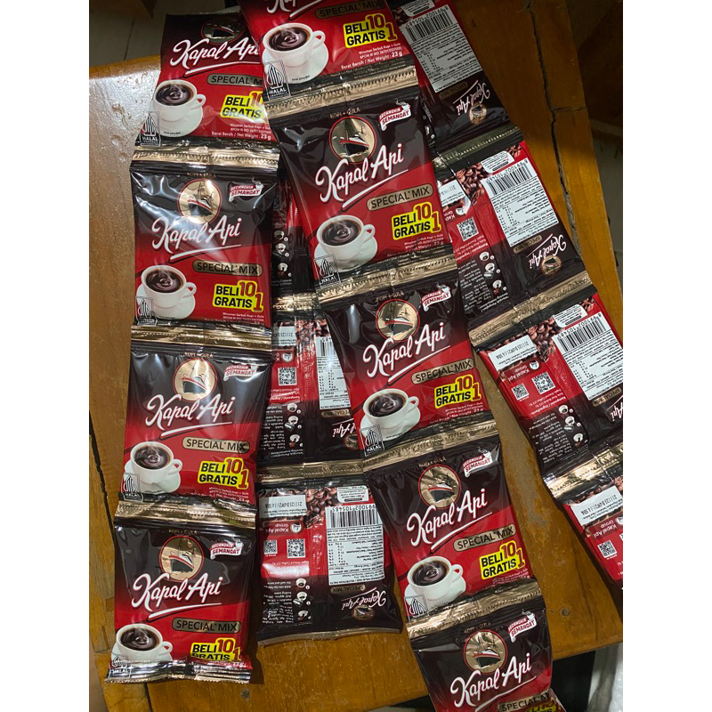 

kapal api special mix renceng isi 10 sachet 23gr