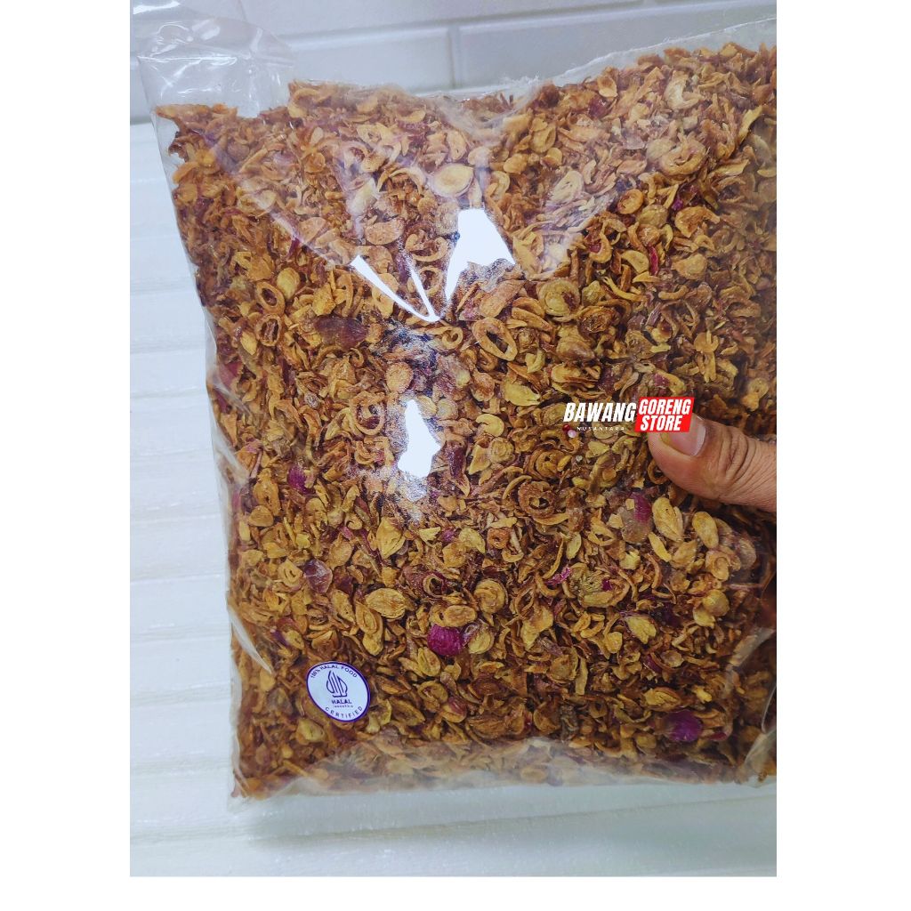 

RB Bawang Goreng Brebes Premium Renyah Gurih 500 gram harga termurah free packing cod