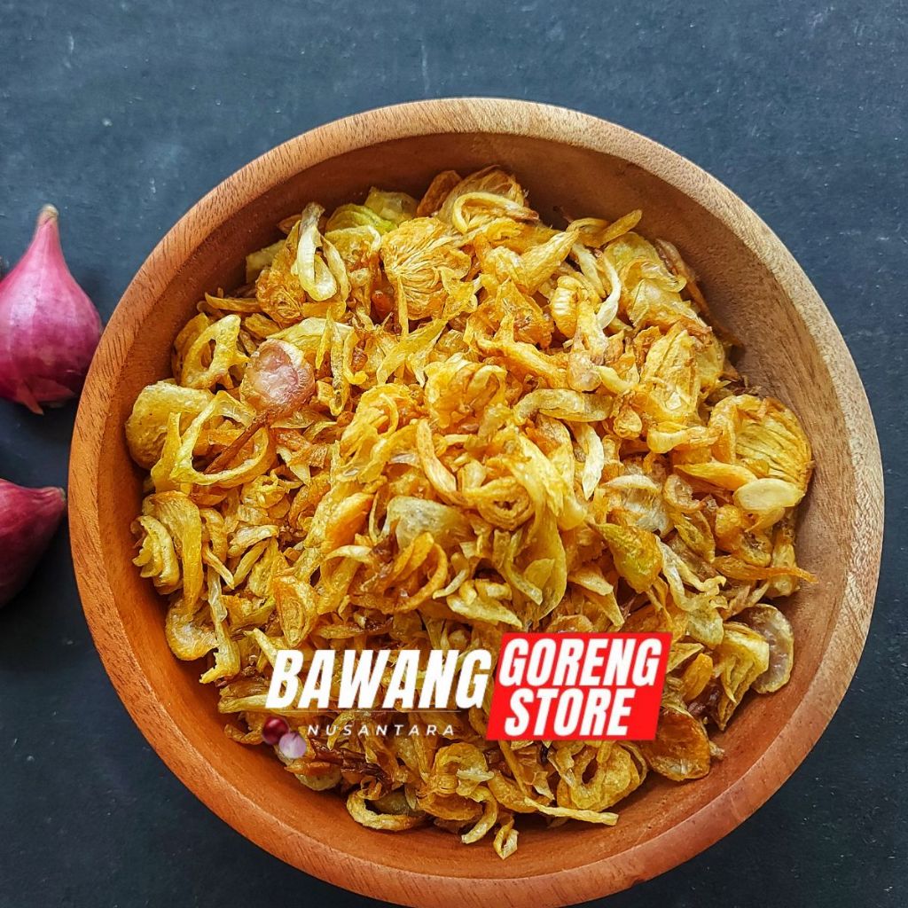 

Bawang Goreng Brebes Premium Renyah Gurih 250 gram harga termurah free packing cod