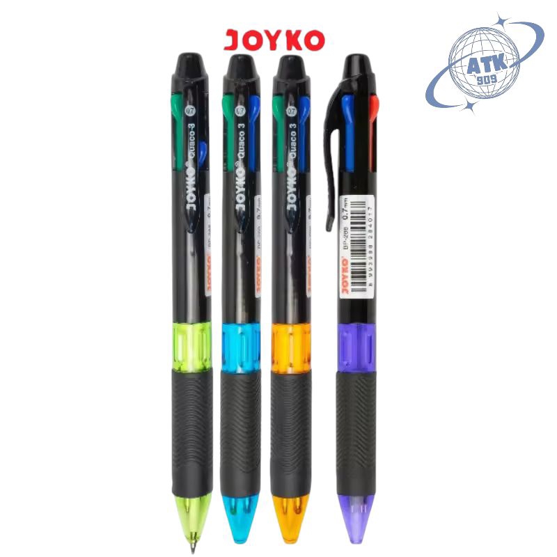 

Pulpen Joyko 4 warna BP - 288 Quaco 3 0.7m