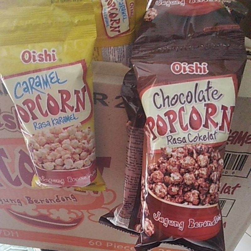 

Popcorn Rasa Coklat & Rasa Karamel 1 dus isi 66 pcs.