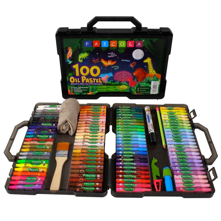 

Standard Pascola Oil Pastel 100 Warna / Crayon / Pewarna / Coloring
