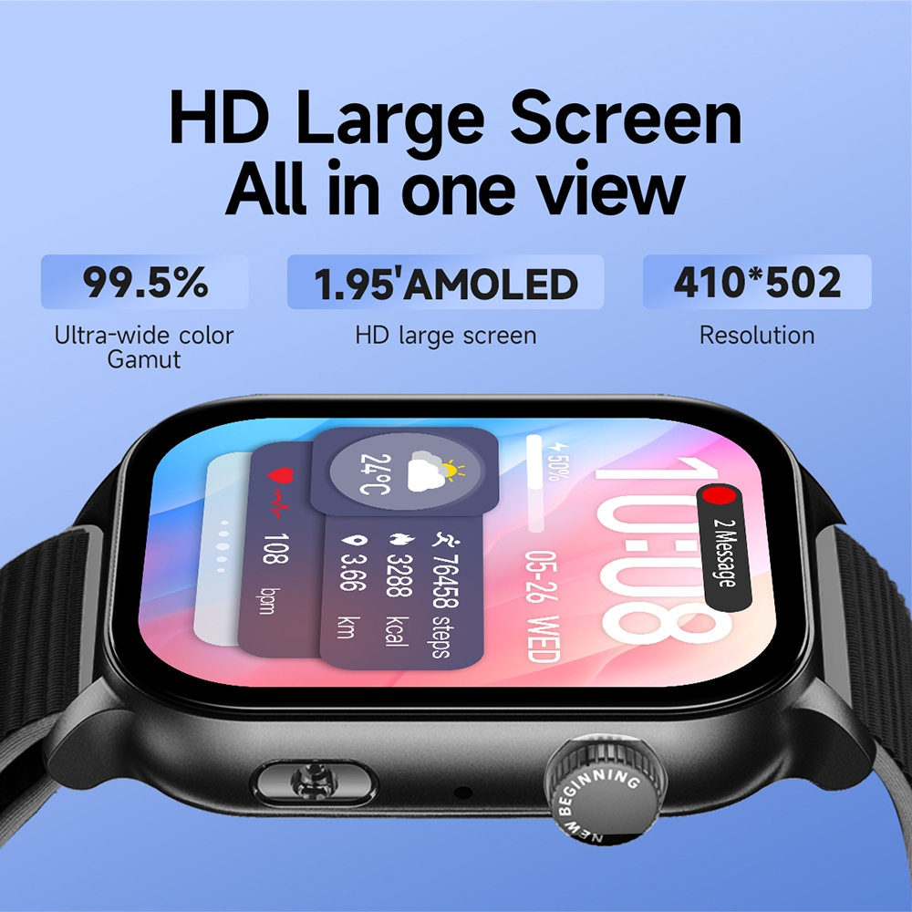 BIG SALE NEW SKMEI B58 SMARTWATCH IP67 WATERPROOF JAM TANGAN SMARTWATCH PRIA 1.95INCI AMOLED TOUCH