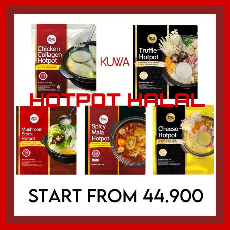 

[HALAL] TERMURAH Kuwa Hotpot Steamboat Chicken / Spicy / Mala