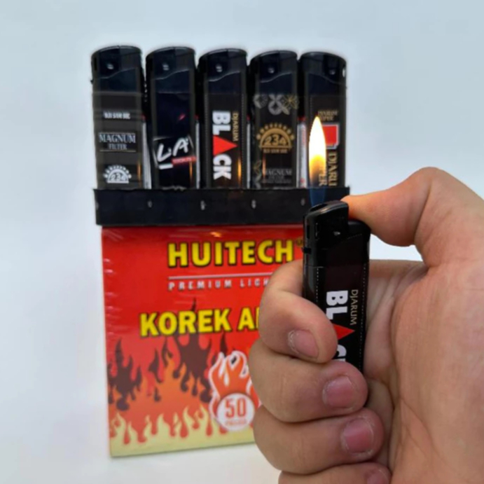 HUITECH 01 Korek Api Magnet Gas Besar Mancis Magnet Premium SNI