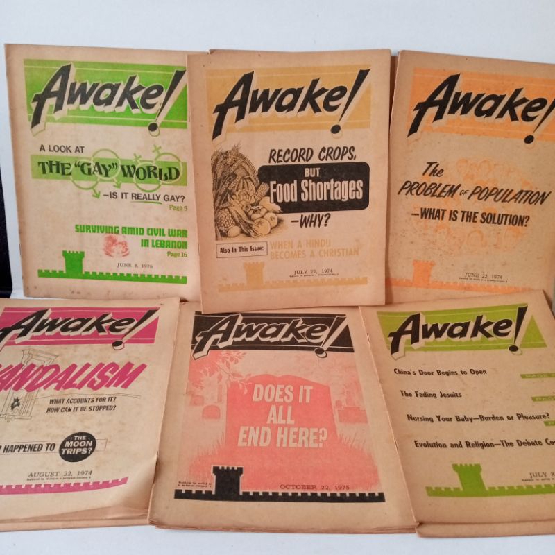 Majalah awake edisi 1974 1975 1976