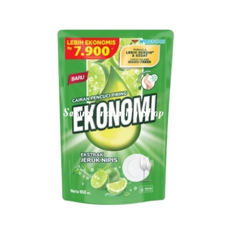 EKONOMI Sabun Cuci Piring Pouch 650 ml