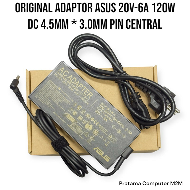 Original Adaptor/Charger Laptop ASUS ViVobook Pro Oled 14X 20V 6A 120W Series