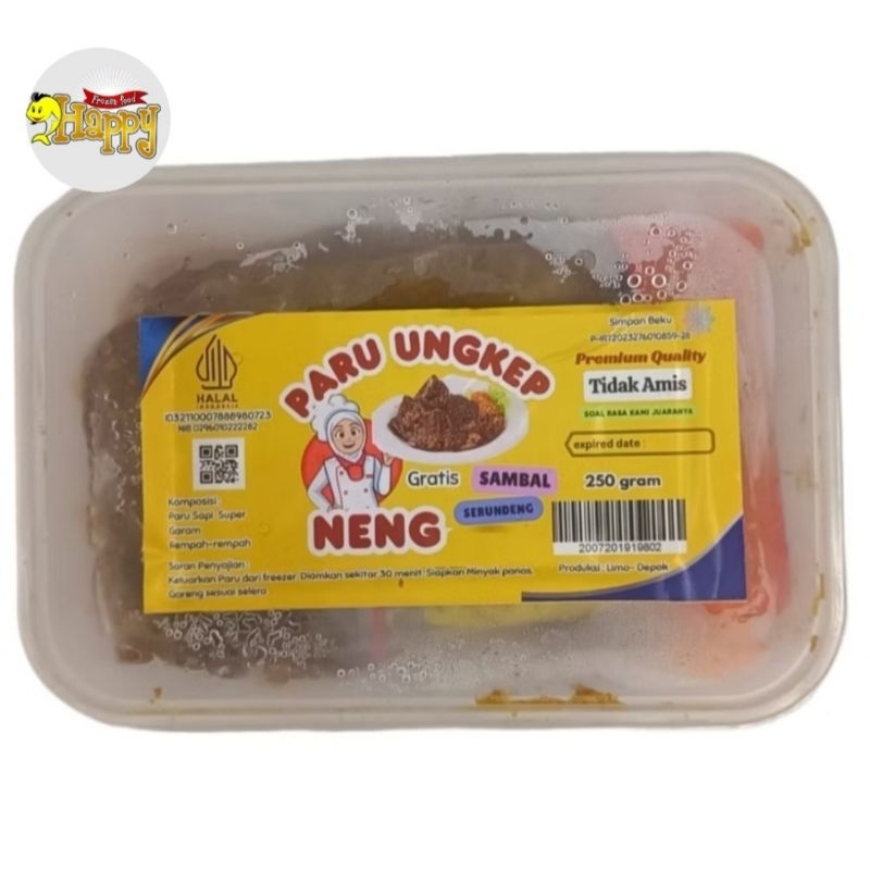 

Paru Sapi Ungkep Lengkap Sambal Beku Frozen 250 gram